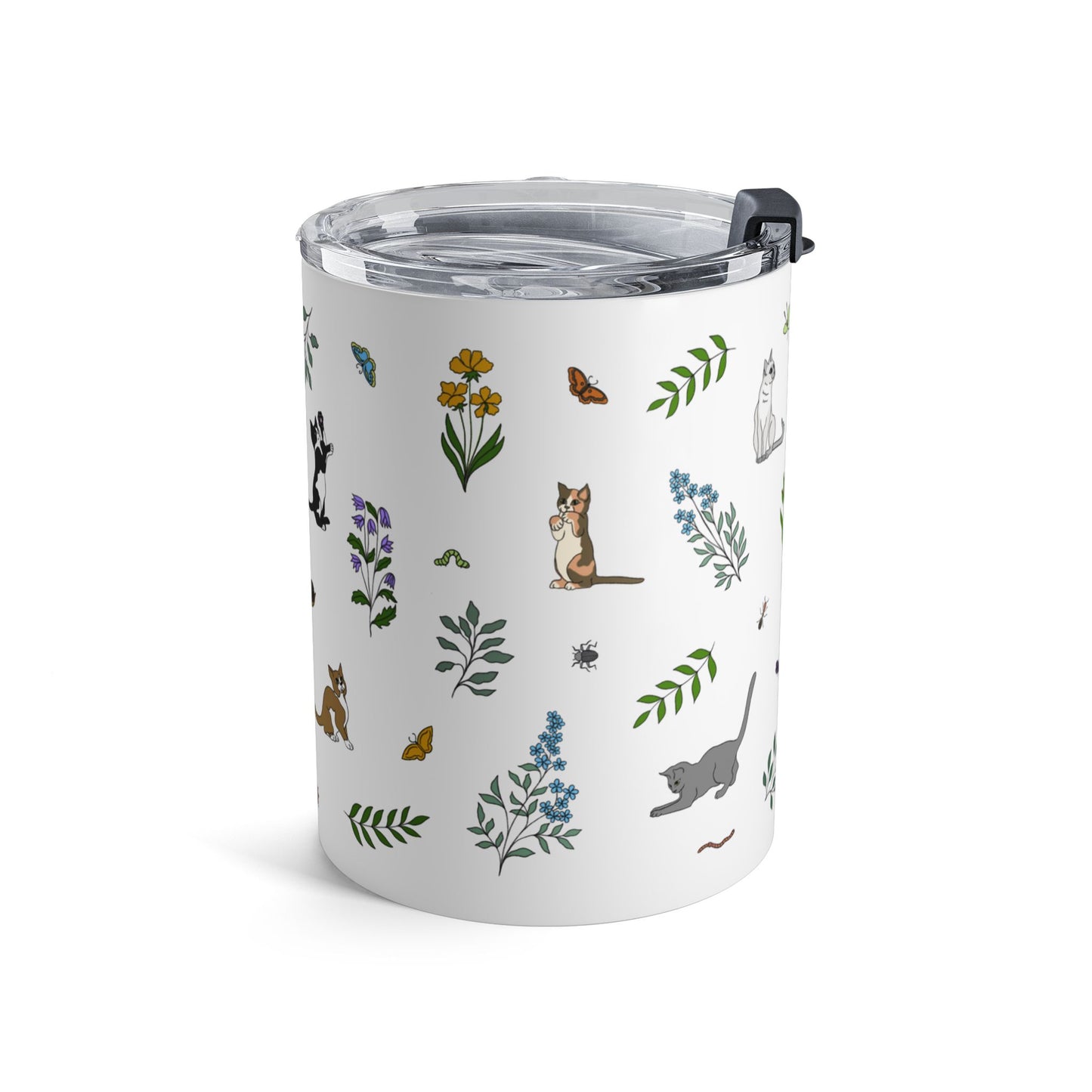 Wildflower Kittens 10oz Insulated Tumbler