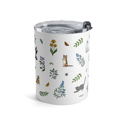 Wildflower Kittens 10oz Insulated Tumbler